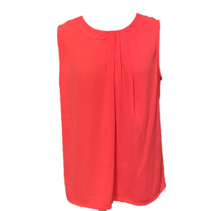 Covington Coral Sleeveless Blouse
